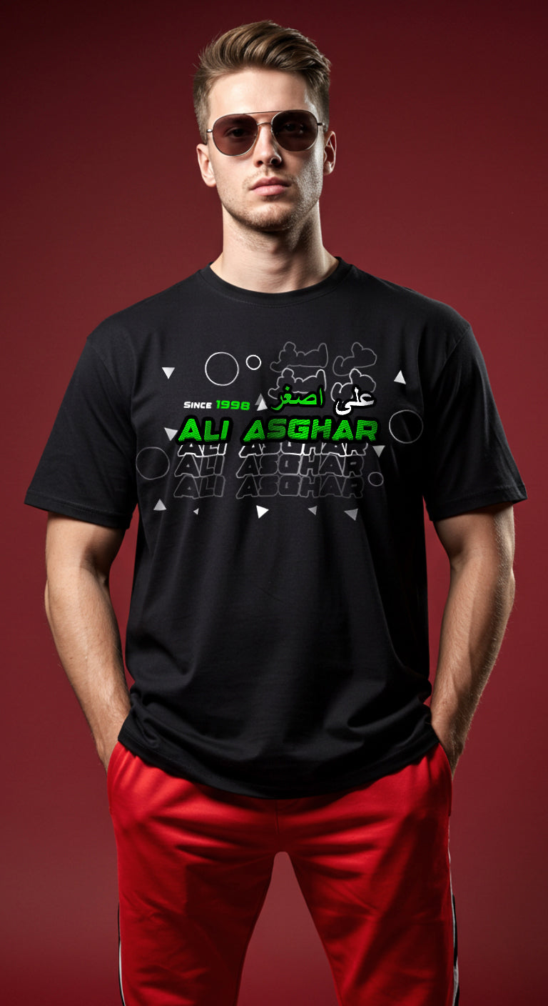 Custom Name Printed - Premium Cotton T-Shirt